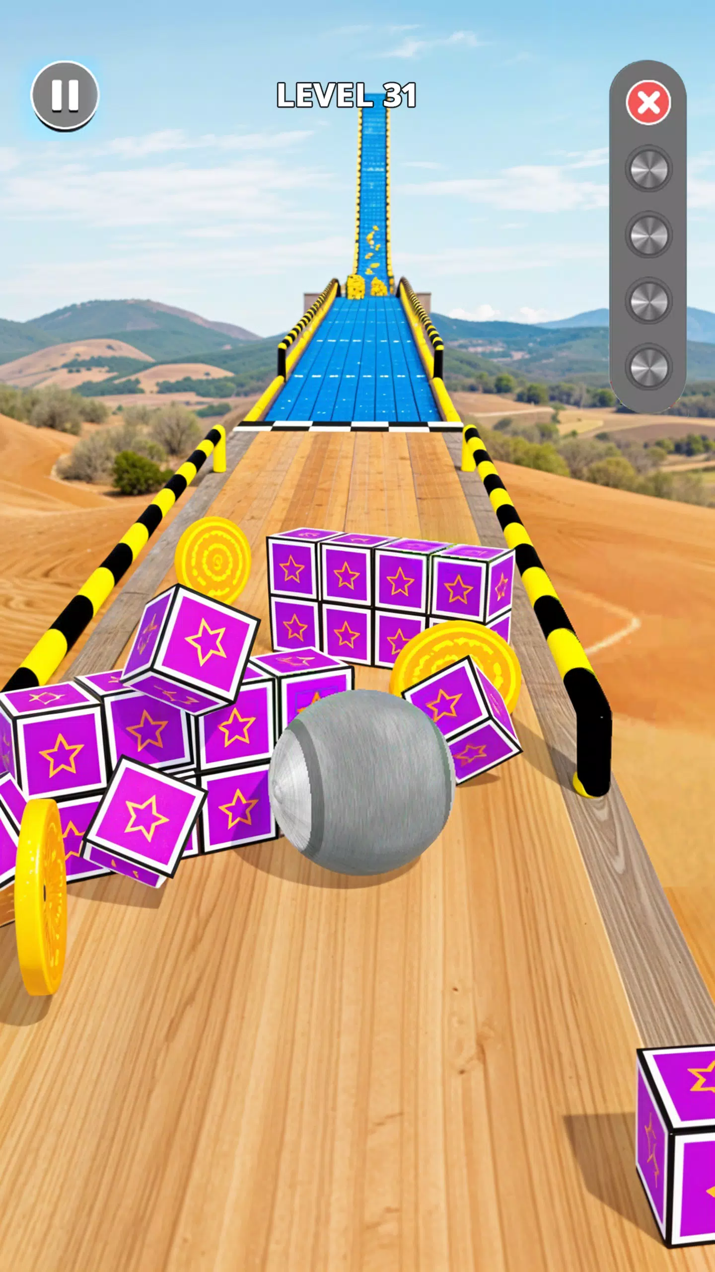 Sky Rolling Ball Скриншот 3