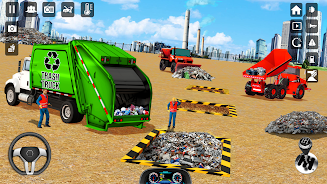 Trash Truck Games Simulator 3D Скриншот 3