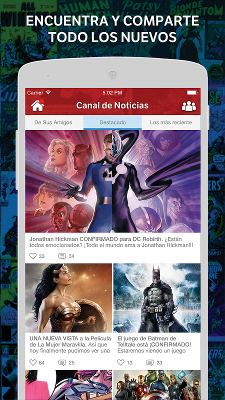 Comics Amino en Español স্ক্রিনশট 3