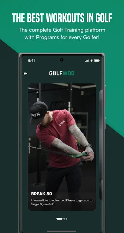 GOLFWOD - Golf Fitness Workout Screenshot 3