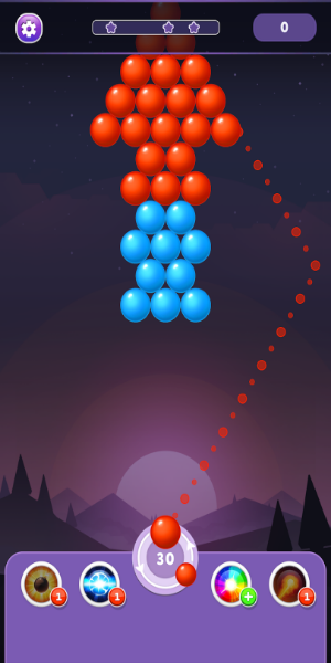 Bubble Shooter Rainbow Schermafbeelding 3