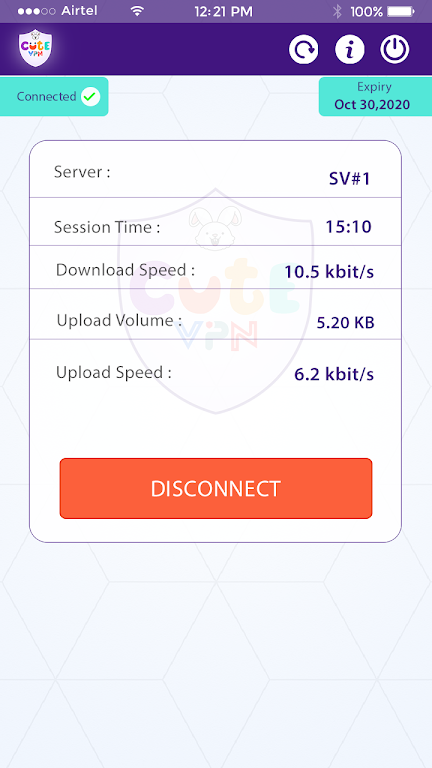 Schermata Cute VPN 4