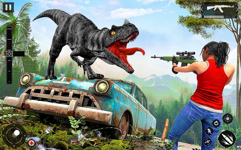 Dino Hunter 3D Hunting Games Captura de tela 4