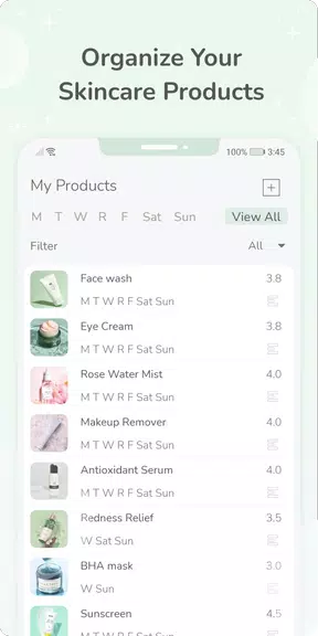Skincare Routine Diary Screenshot 4