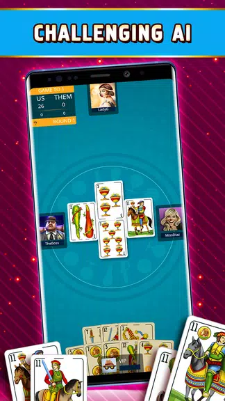 Tute Offline - Card Game Capture d'écran 2