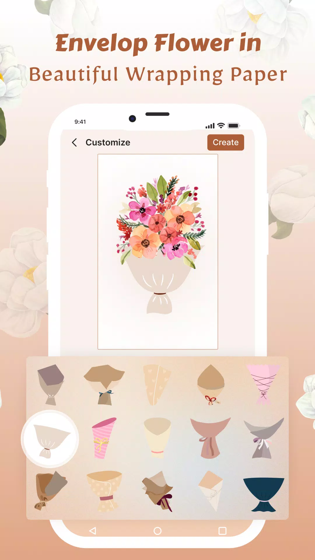 Flower Language Wallpaper DIY Zrzut ekranu 2