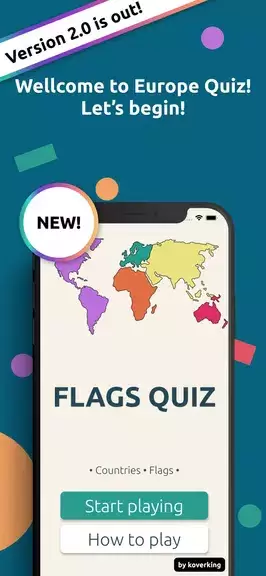 Flags Quiz:  World Geo Trivia Capture d'écran 1