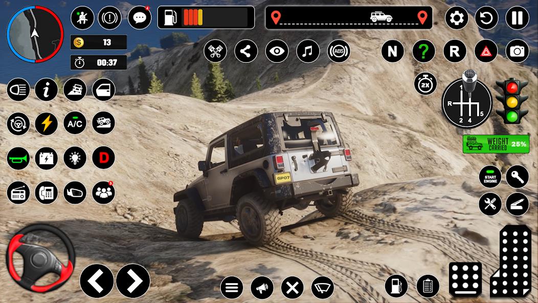 Offroad Jeep Driving & Parking Mod Screenshot 4