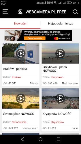 WebCamera.pl - live streaming Schermafbeelding 4