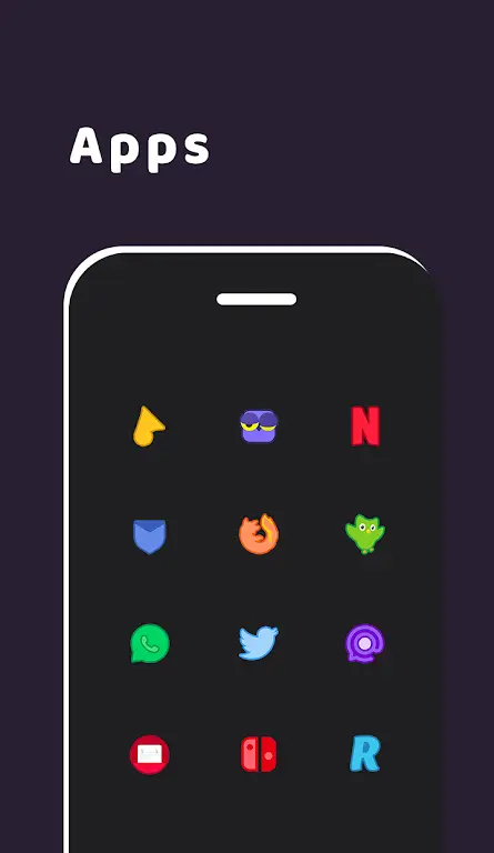 Duo Nano Icon Pack ဖန်သားပြင်ဓာတ်ပုံ 1