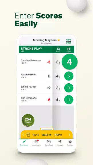 Golf GameBook Scorekarte & GPS Screenshot 3