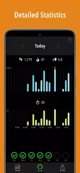 Schermata ActivityTracker Pedometer 4