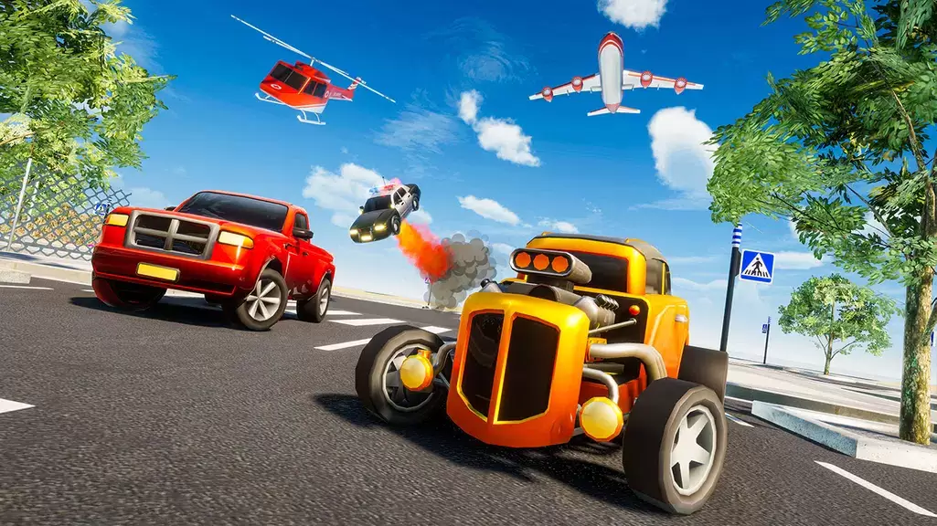 Mini Car Games: Police Chase Ảnh chụp màn hình 4