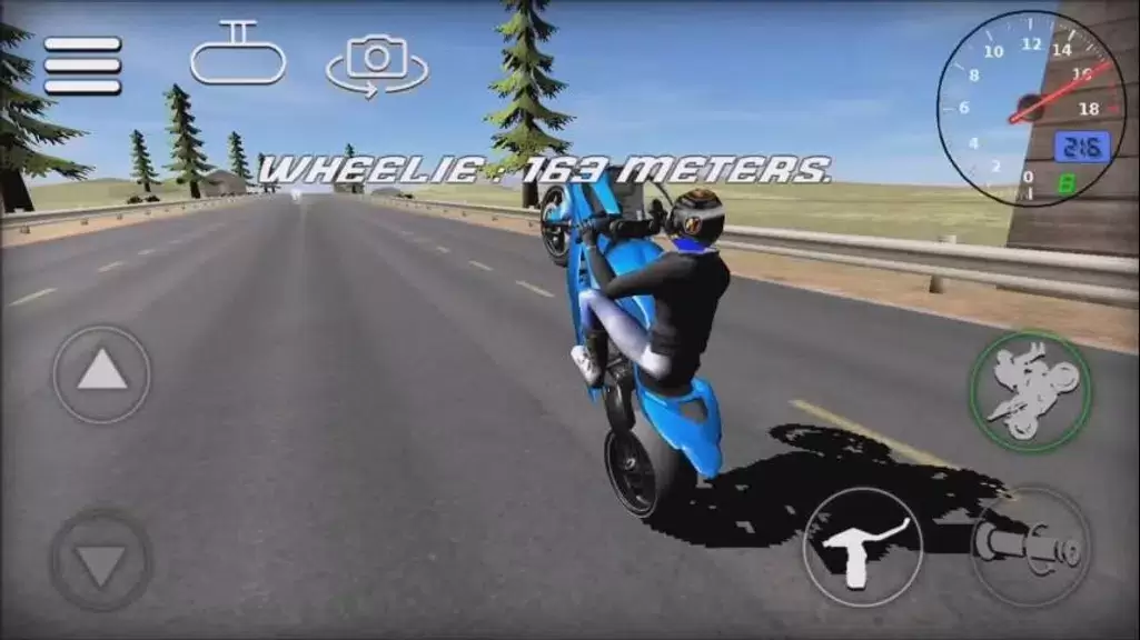 Wheelie Bike 3D game 스크린샷 1