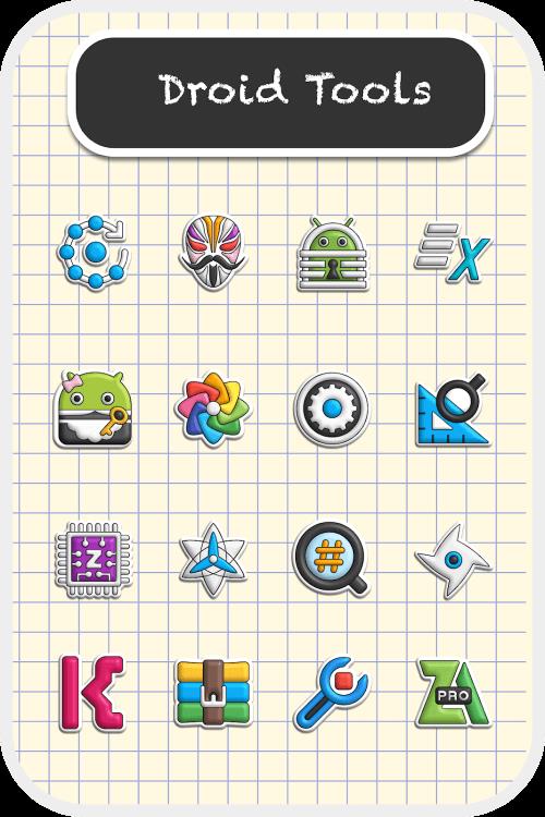 Poppin icon pack Capture d'écran 3