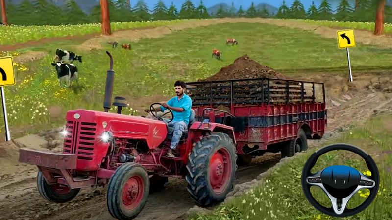 Indian Tractor Trolley Farming スクリーンショット 4