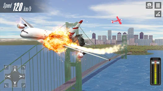 Plane Crash 3d: Airplane Games Screenshot 2