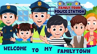 My Family Town - City Police スクリーンショット 1