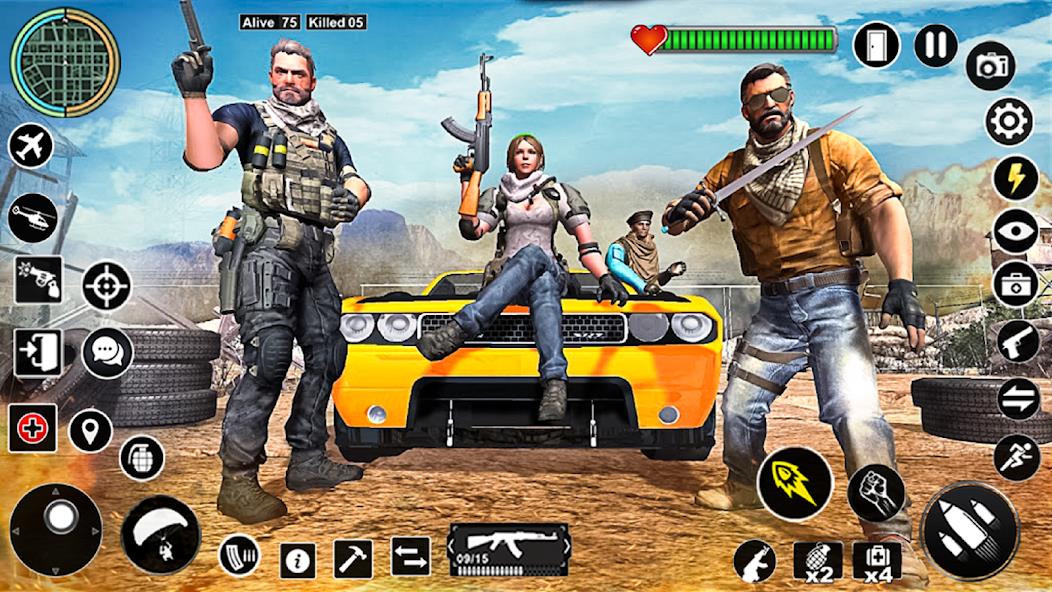 Commando Shooting Strike Games Mod 스크린샷 4