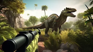 Angry Dinosaur Shooting Game स्क्रीनशॉट 1