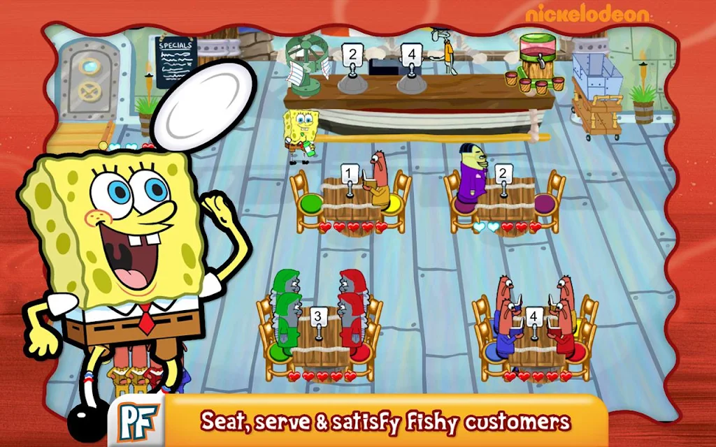 SpongeBob Diner Dash स्क्रीनशॉट 3