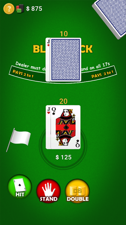 Black Jack Mobile Free Screenshot 1