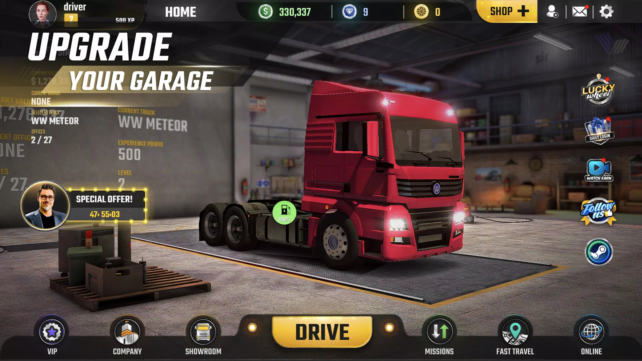 Truck Simulator World Screenshot 1