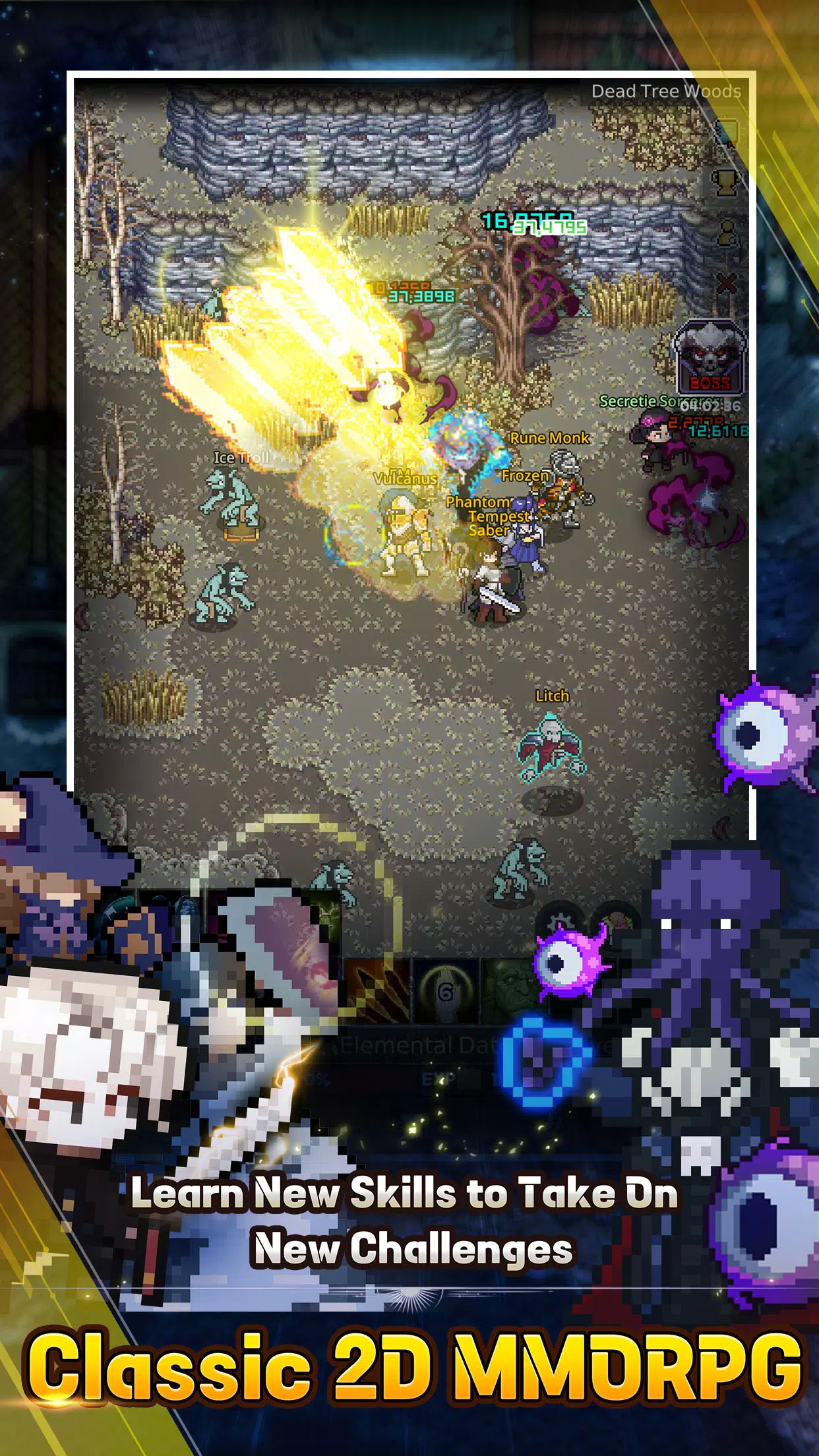 Elemental: 2D MMORPG Capture d'écran 1