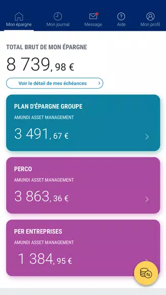 Mon Epargne Captura de pantalla 1