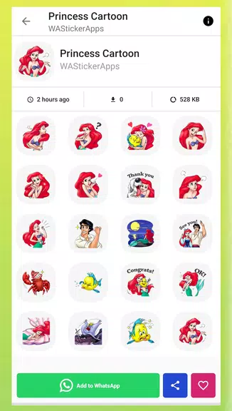 Princess Animated Stickers应用截图第3张