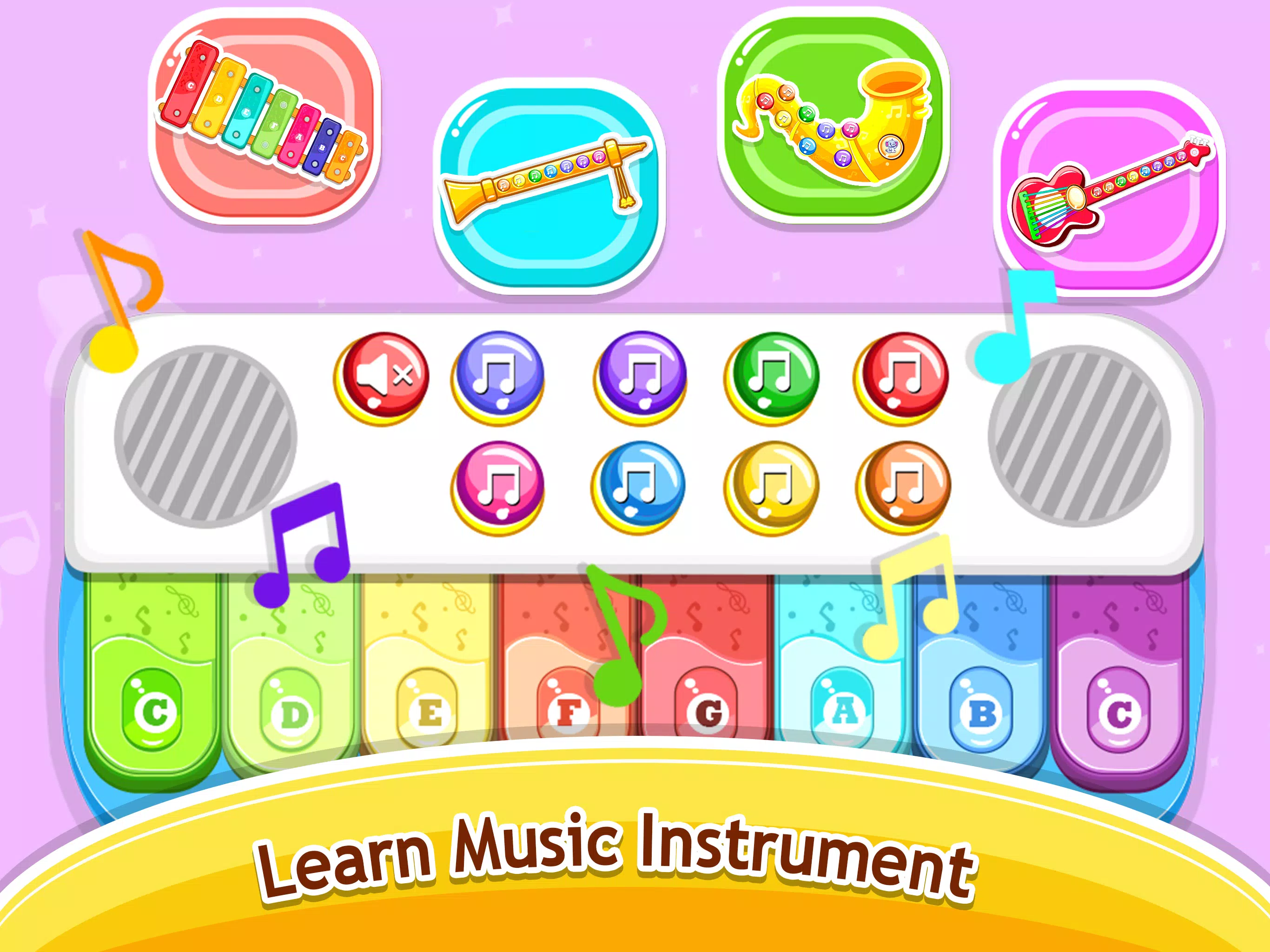 Kids Music piano - games Schermafbeelding 4