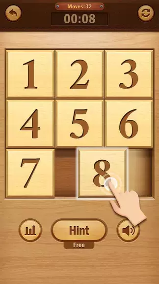 Number Puzzle - Sliding Puzzle Tangkapan skrin 1