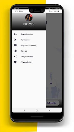 VPN For PUBG Mobile -PUB  VPN Captura de tela 3