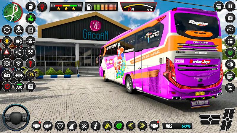 Luxury Coach Bus Driving Game स्क्रीनशॉट 2