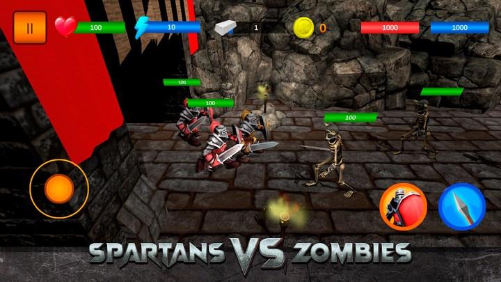 Spartans vs Zombies: Defense Ekran Görüntüsü 4