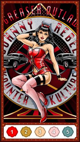 Retro Style Coloring Games スクリーンショット 4