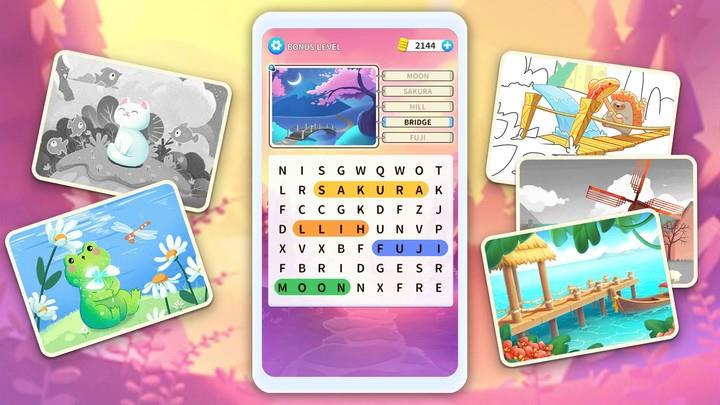 Ring of Words: Word Finder Schermafbeelding 1