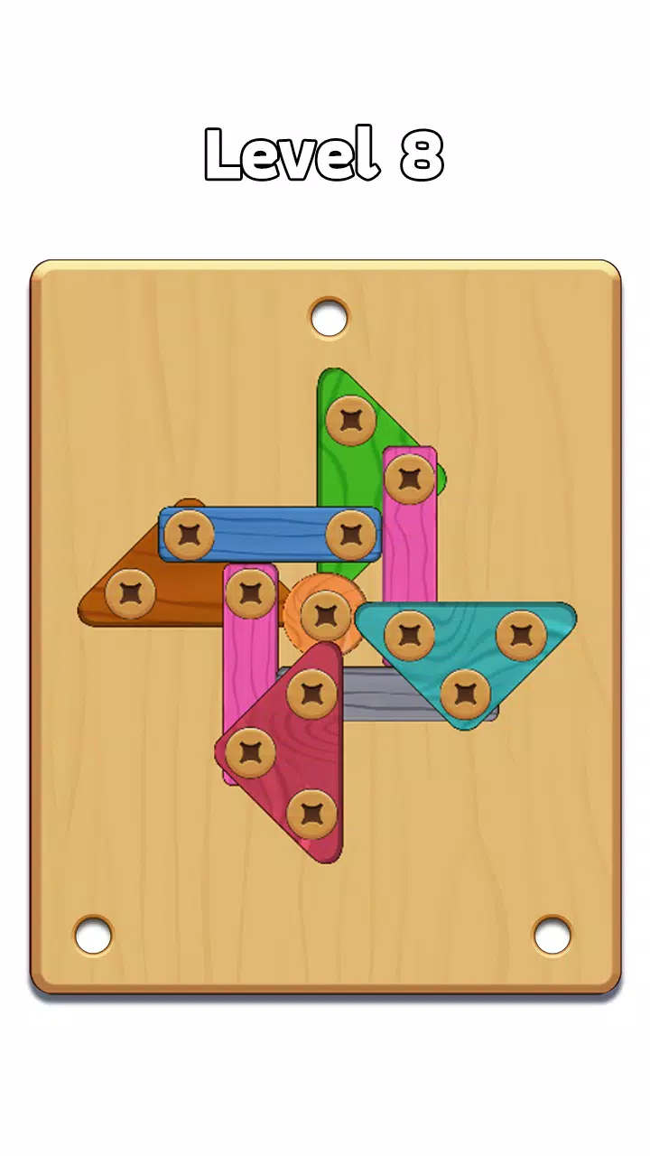 Wood Nuts & Bolt: Screw Puzzle Скриншот 1