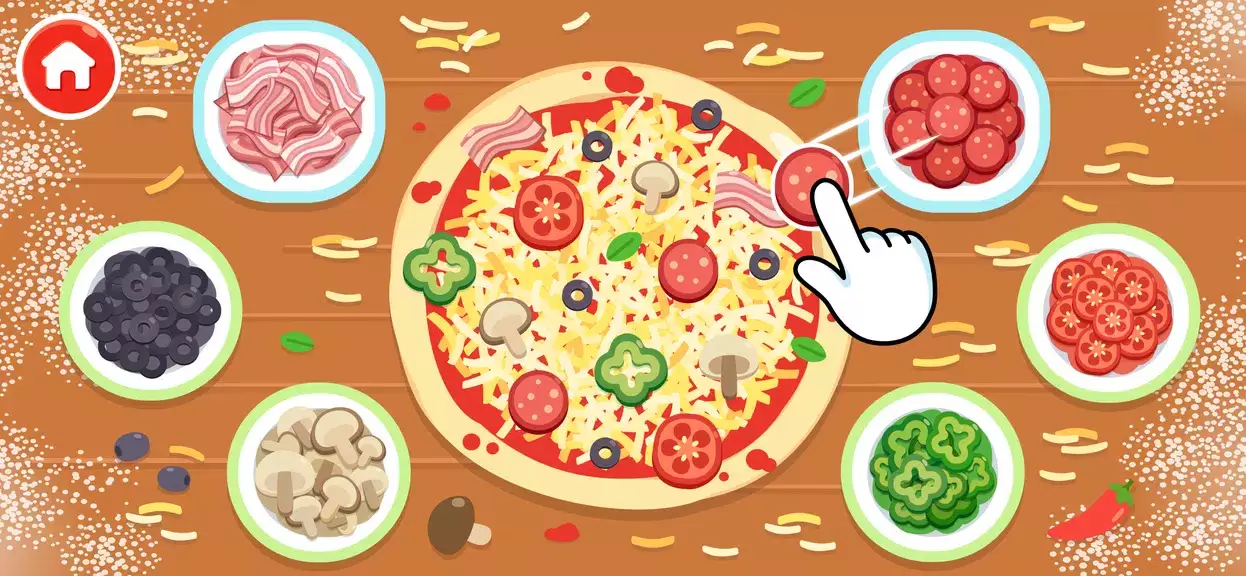 Pizza Cooking Games for Kids Zrzut ekranu 1