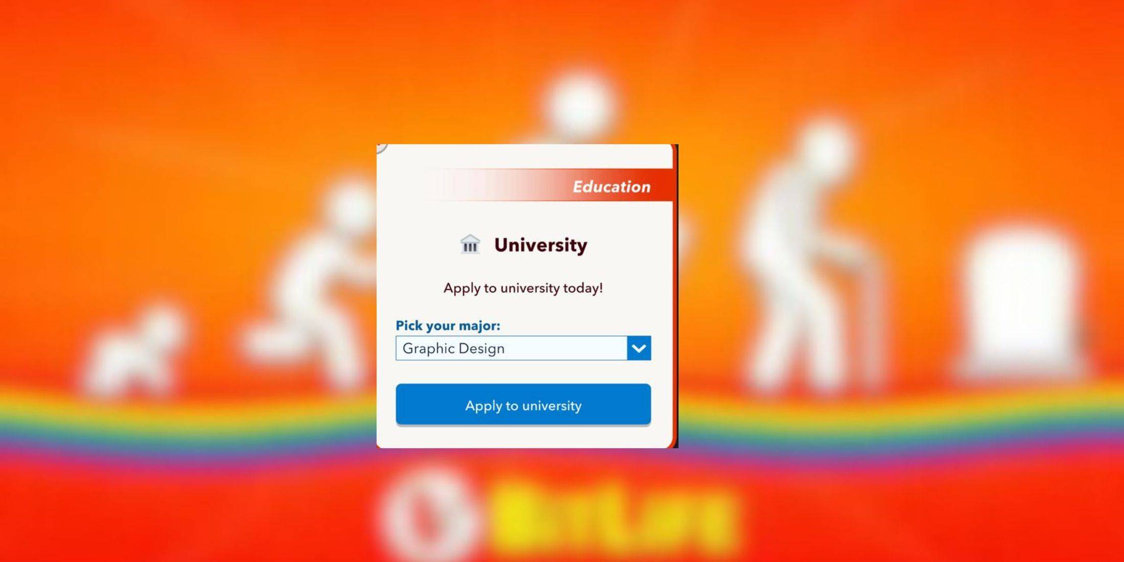 BitLife大学学习界面