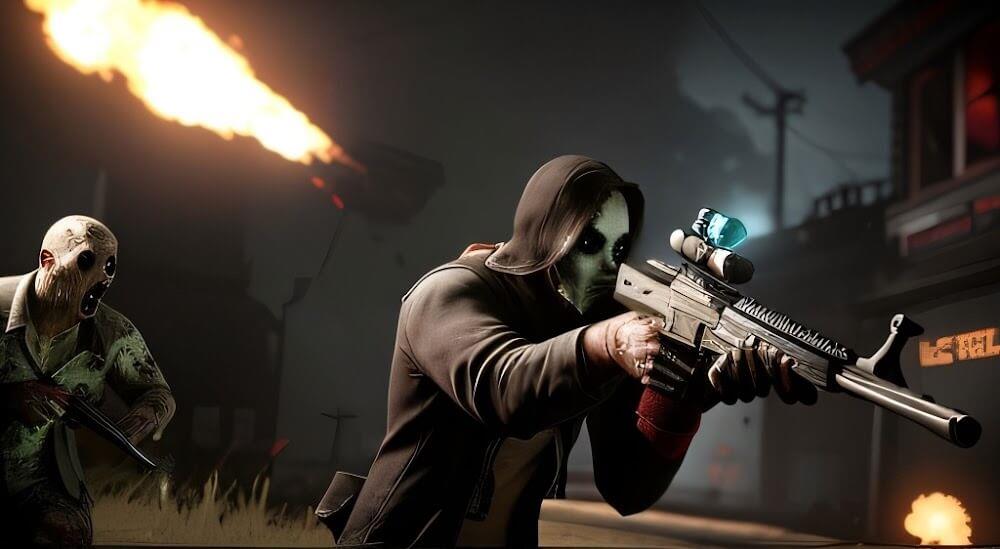 Zombie Sniper FPS: Under Ashes Screenshot 2