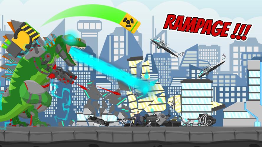 Cyborg Titan Rex: City Rampage Tangkapan skrin 4