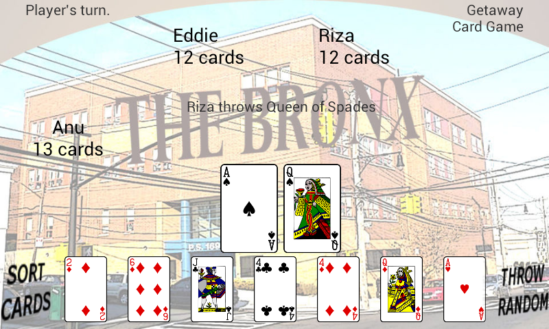 Getaway Card Game Capture d'écran 2