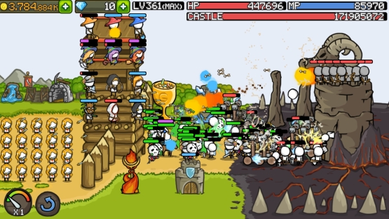 Grow Castle Tower Defense Schermafbeelding 1