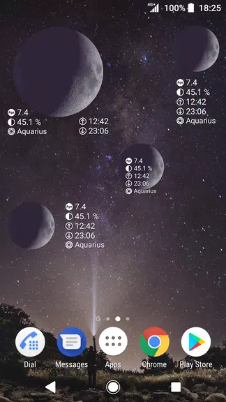 Simple Moon Phase Calendar Captura de pantalla 4