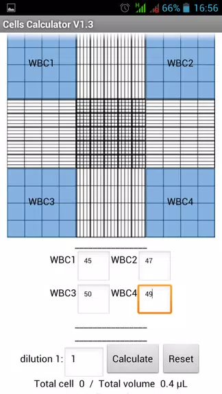 Cells Calculator Screenshot 1