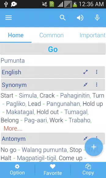 Filipino Dictionary Multifunct Скриншот 3