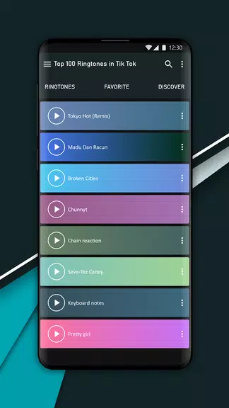 Schermata Top 100 Tik Tok Ringtones 2