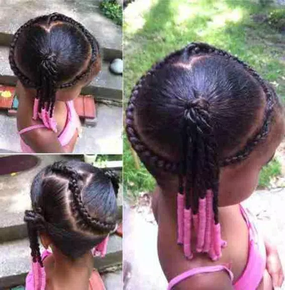 Braid Hairstyle Woman & Child ဖန်သားပြင်ဓာတ်ပုံ 1