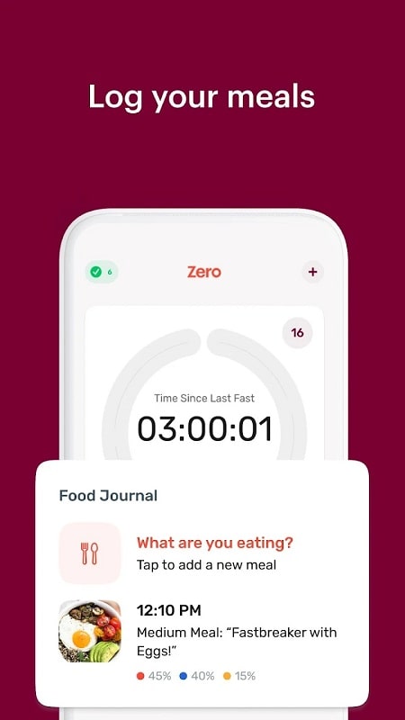 Zero - Intermittent Fasting Captura de tela 3